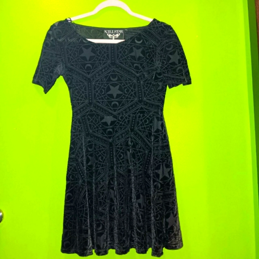 Killstar occult symbols skater dress